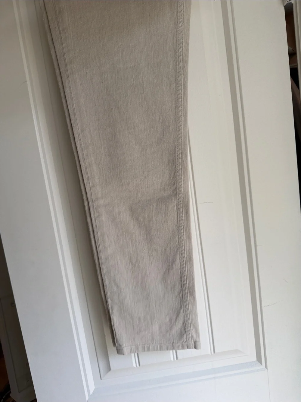 The Traveler Banana Republic Linen Beige Slim Pants